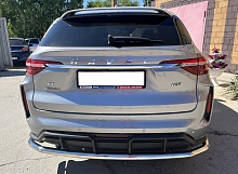 Защита заднего бампера угловая большая d60 мм для Haval F7 I Рестайлинг