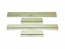 Накладки на пороги из нержавеющей стали 4шт. для Ford Focus III