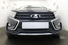 Комплект сеток black боковые и низ 2 части для LADA (ВАЗ) Vesta I Рестайлинг