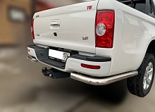 Защита заднего бампера угловая d60 мм для JAC T6