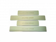 Накладки на пороги из нержавеющей стали 4шт. для Mitsubishi Eclipse Cross I Рестайлинг