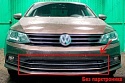 Защитная сетка радиатора 3 части для Volkswagen Jetta VI Рестайлинг