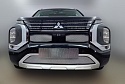 Комплект сеток chrome верх 2 части и низ для Mitsubishi Outlander IV