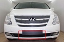 Зимняя заглушка радиатора на стяжке низ для Hyundai H-1 (Starex) II