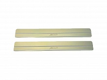 Накладки на пороги из нержавеющей стали 2шт. для Ford Fiesta Mk6 Рестайлинг