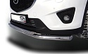 Защита переднего бампера двойная d60/42 мм для Mazda CX-5 I