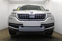 Комплект сеток chrome верх и низ 2 части с парктроником для Skoda Kodiaq I