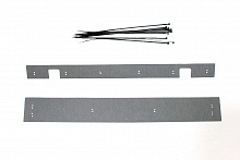 Зимняя заглушка радиатора на стяжке низ (2 части) (короткий комплект 68 см) для Volkswagen Tiguan II