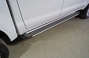 Пороги алюминиевые "Slim Line Silver" 1920 мм для Sollers ST8