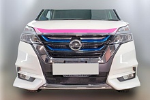 Комплект сеток black верх и низ для Nissan Serena V (C27)