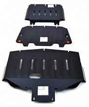 Защита картера и КПП (3 части) для Hyundai H-1 (Starex) II