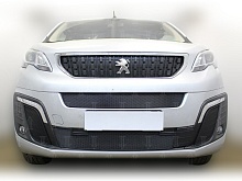 Комплект сеток black боковые 2 части, центр и низ 2 части для Citroen SpaceTourer I