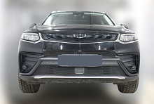 Комплект сеток black верх с камерой и низ с датчиками для Geely Tugella I