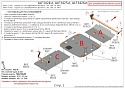 Защита радиатора и картера (2 части) для BMW X3 III (G01)