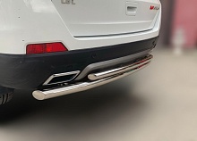Защита заднего бампера двойная d60/42 мм для Lifan Myway