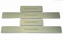 Накладки на пороги из нержавеющей стали 4шт. для Ford Mondeo V