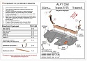 Защита картера и КПП для Hyundai Sonata VII (LF) Рестайлинг