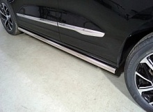 Пороги труба 60,3 мм для Haval Jolion I