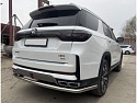 Защита заднего бампера угловая большая d60 мм для Changan CS95 I Рестайлинг 2