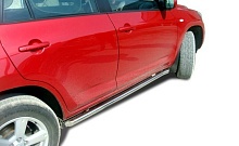 Пороги труба d60 мм для Toyota RAV4 III (XA30)