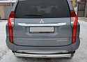 Защита заднего бампера d76 мм для Mitsubishi Pajero Sport III