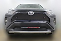Комплект сеток black верх с парктроником и низ для Toyota RAV4 V (XA50)