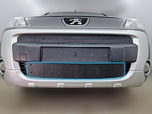 Зимняя заглушка радиатора на стяжке низ для Peugeot Partner II