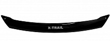 Дефлектор капота темный для Nissan X-Trail II Рестайлинг