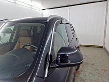 Дефлекторы окон 2D с хром накладками 6 шт. под наклоном для BMW X3 II (F25) Рестайлинг