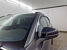 Дефлекторы окон 2D с хром накладками 6 шт. под наклоном для Citroen DS7 I Рестайлинг