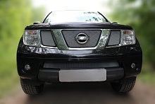 Комплект сеток chrome верх и низ для Nissan Navara (Frontier) III (D40)