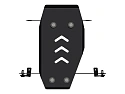 Защита дифференциала для Subaru Outback VI Рестайлинг