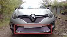 Защитная сетка радиатора низ для Renault Kaptur I Рестайлинг