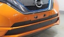 Зимняя заглушка радиатора на стяжке (2 части) для Nissan Note II Рестайлинг
