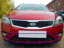 Защитная сетка радиатора для Kia Ceed I Рестайлинг