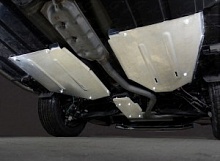 Защита топливного бака левая для Subaru Outback VI Рестайлинг