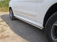 Пороги труба 42,4 мм для Mercedes-Benz GLK-Класс I (X204) Рестайлинг