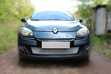 Комплект сеток chrome верх и низ для Renault Megane III Рестайлинг
