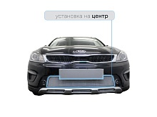 Защитная сетка радиатора центр для Kia Rio X (X-Line) I