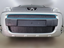 Зимняя заглушка радиатора на стяжке верх для Peugeot Partner II