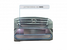 Защитная сетка радиатора низ для Honda Pilot III