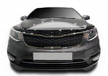 Дефлектор капота темный для Kia Rio III Рестайлинг