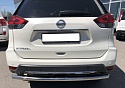 Защита заднего бампера d60 мм для Nissan X-Trail III Рестайлинг