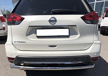 Защита заднего бампера d60 мм для Nissan X-Trail III Рестайлинг