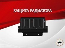 Защита радиатора для Hyundai Terracan I Рестайлинг