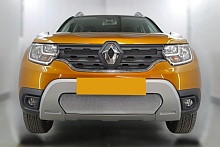 Комплект сеток chrome верх 4 части и низ для Renault Duster II