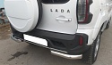 Защита заднего бампера угловая d60 мм для LADA (ВАЗ) Niva I Рестайлинг (Travel)