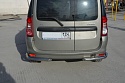Защита заднего бампера угловая d53 мм для LADA (ВАЗ) Largus I