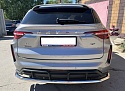 Защита заднего бампера угловая большая d60 мм для Haval F7 I Рестайлинг