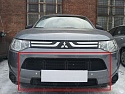 Защитная сетка радиатора комплект 2 части для Mitsubishi Outlander III